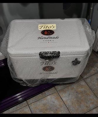 Tito's Classy Cooler. Thanks Pops Fine Wine in North Easton, Ma.