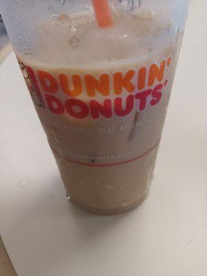 Iced Latte at Dunkin Donuts at Neptune Ave