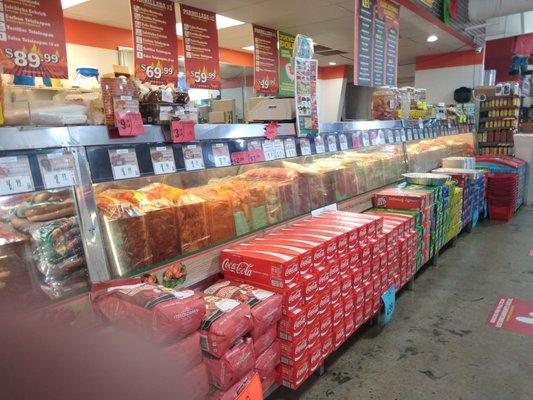 Meat counter. Very good selection