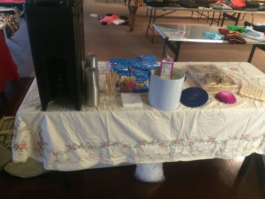 Snack table