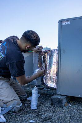 New HVAC unit install.