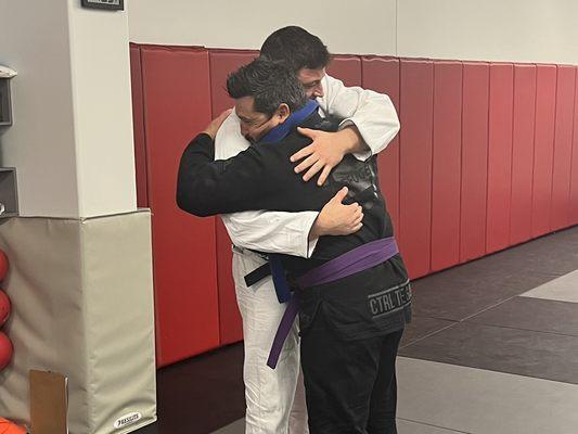 Training grapplers and building friendships