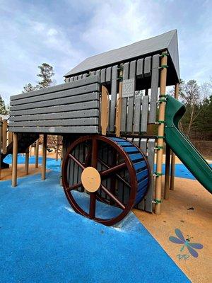 Playground shaped like Old Freeman's Mill