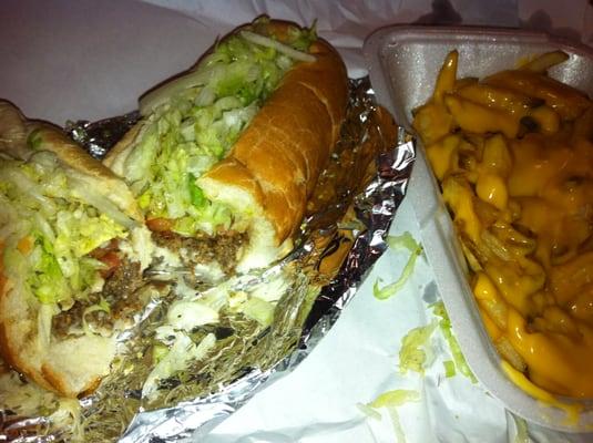 California steak & cheese fries