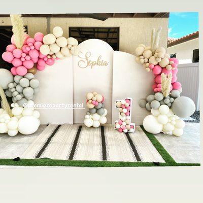 1st Birthday Party Boho theme decor