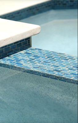 Beautiful Glass Tile installation