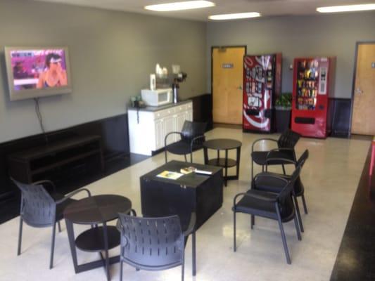 We have a clean and comfortable waiting area, complete with a kids corner.