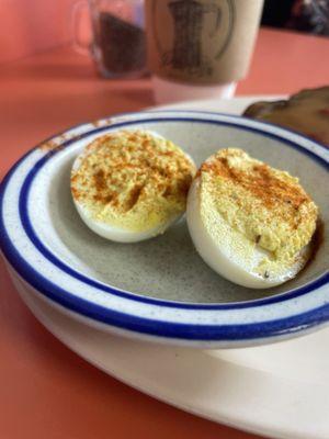 Deviled eggs.