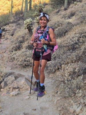 Sandy hiking!!