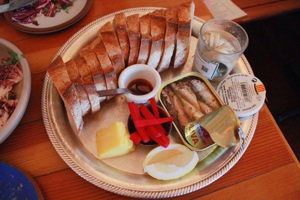 Sardines & Anchovy platter