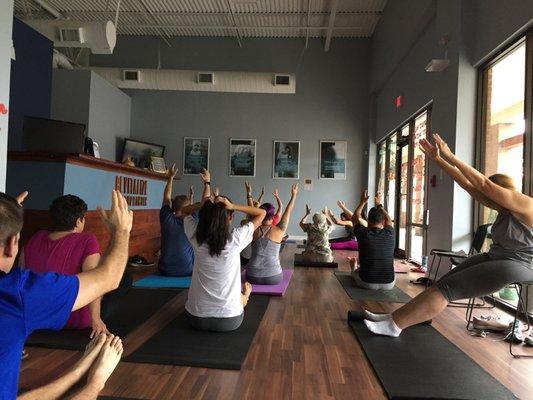 Monthly yoga to help those in need of spinal health and flexibility! Join us for free yoga! (941-404-1253)