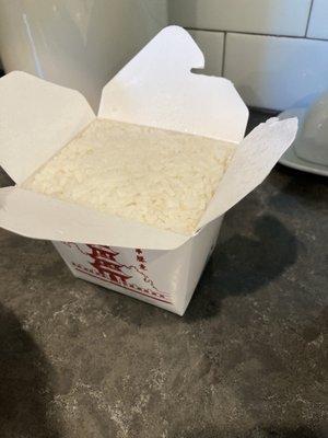 Side order of white rice