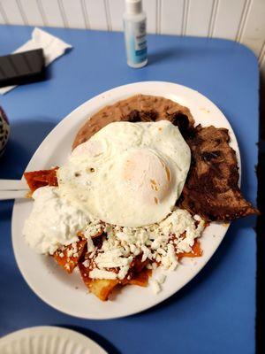 Chilaquiles con Bistek