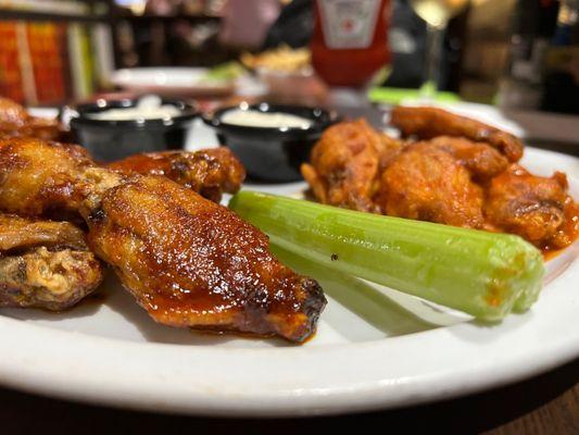 Wing trio platter