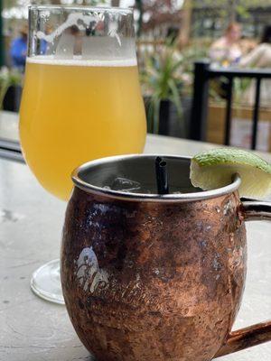 Coconut Mule and #21 - Cheboygan Blood Orange Honey Wheat Ale