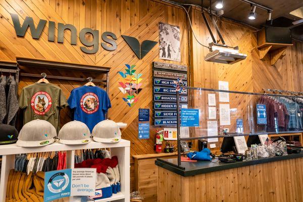 Wings Snowbird Logo Shop