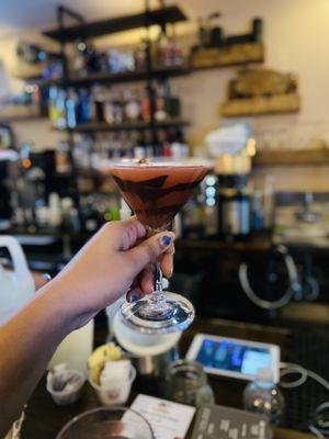 red velvet martini