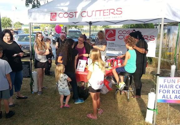 Our hairstylists love getting out into the community and meeting guests.