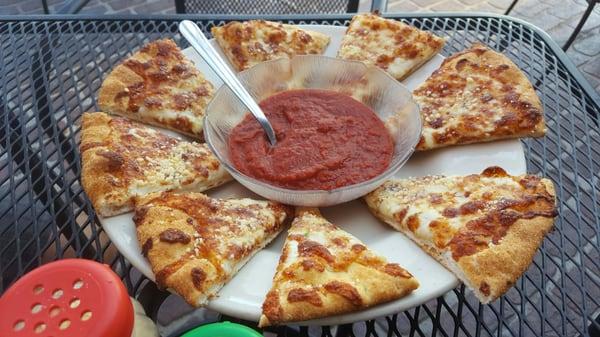 Crazy cheesy bread.