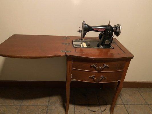 Antique sewing machine