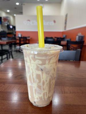 Tiger Cream Milk Tea with Crystal Boba