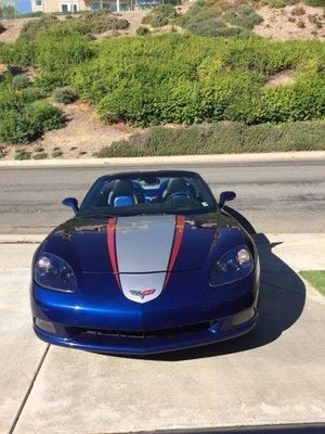 2005 corvette with GM graphics applied by jack  McJacks  corvette  We love it!!