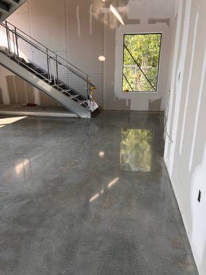 Garage, Polished Concrete floor