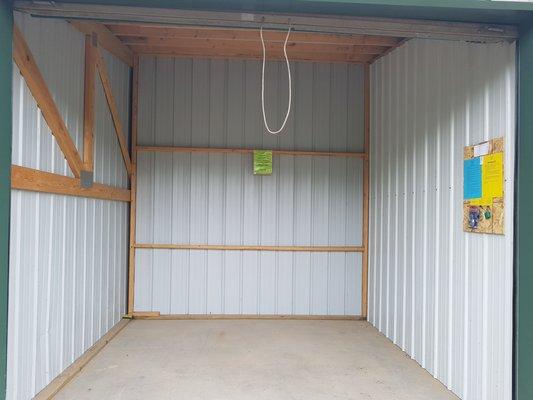 One of our 10x10 storage units