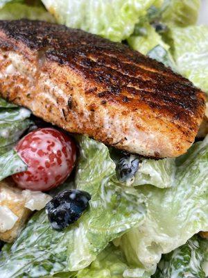 Blackened Caesar with Salmon