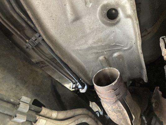 Stolen catalytic converter.