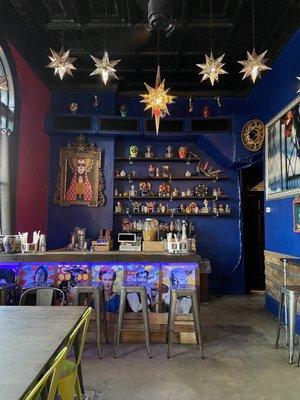 The eclectic, artistic decor at Catrinas is an absolute must see- like eating an art gallery | Catrinas Tacos and Tequila Bar | Tampa FL