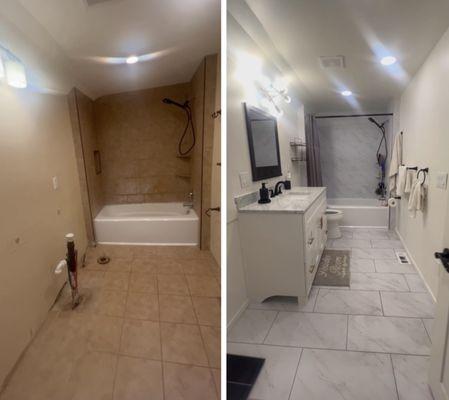 Full bathroom remodel 2024!