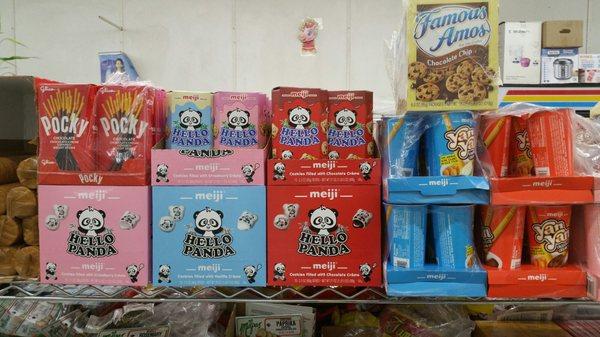 Hello Panda, Pocky, Famous Amos