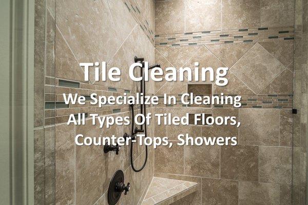 Shower and counter-top cleaning