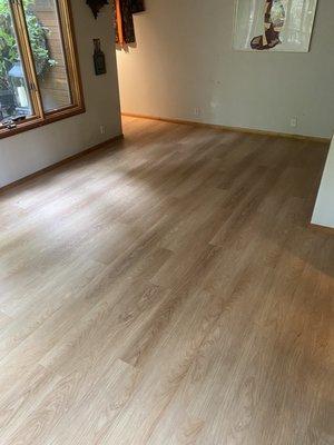 New hardwood floor