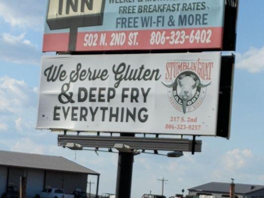 Ironically they have an amazing salad bar!