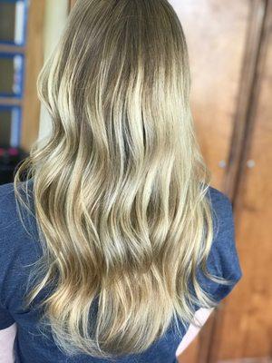 Balayage, cut, and style by Sachi