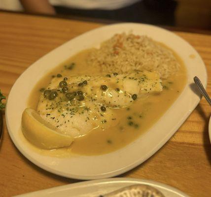 Haddock (requested piccata style)