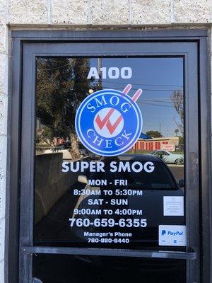 Super Smog Vista: Contact Information