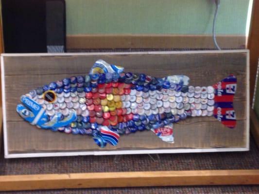 Bottle cap art