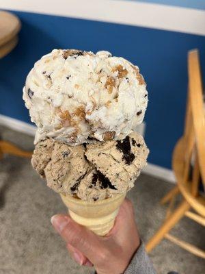 Coffee Cookies & Cream and Elephant Ears