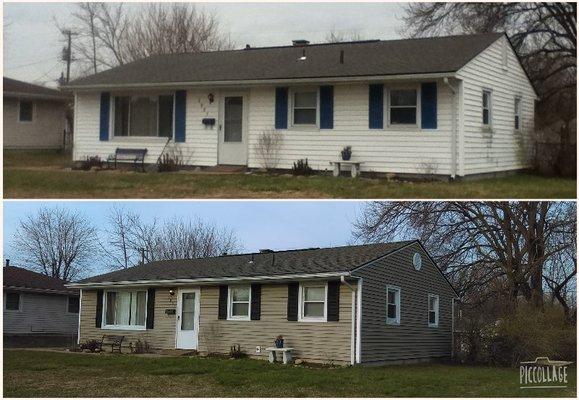 We are Roofing Contractor and Siding Contractor in Dayton Ohio. This was an Full Roof and Siding replacement.