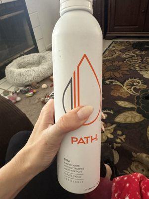 Free water bottle. Another thank you! =)