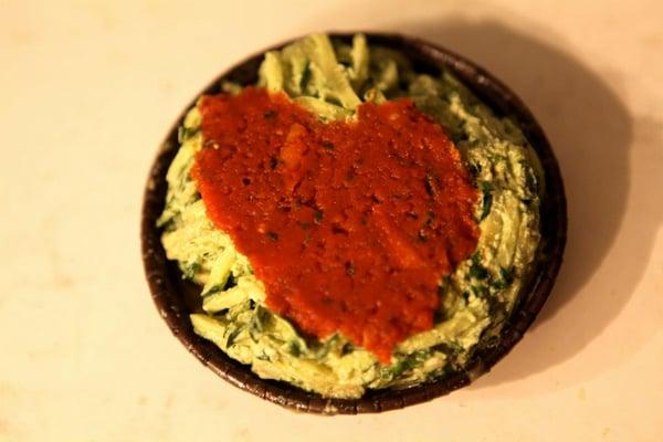 spinach tart (raw vegan)