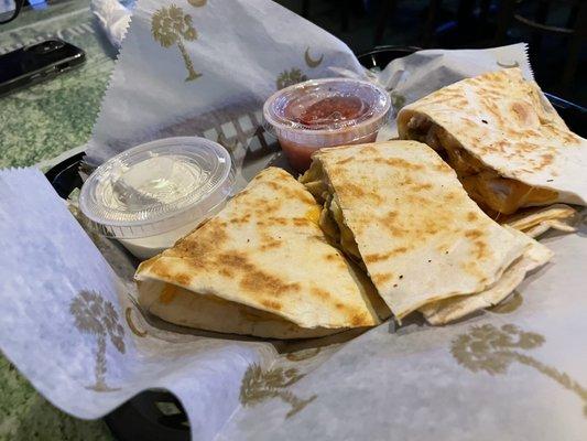 Chicken quesadilla!