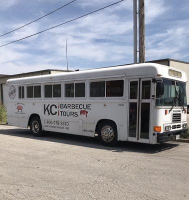 Our tour bus, very personable driver and guide!