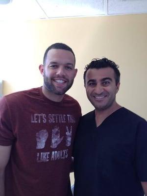 Lakers Jordan Farmar showing off his Bright Smile :)