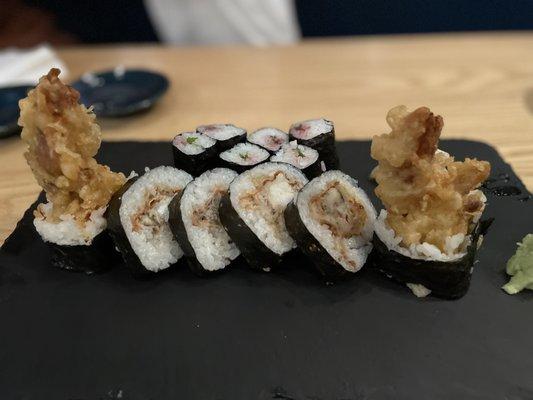 Umeshiso Maki and Soft Shell Crab Maki