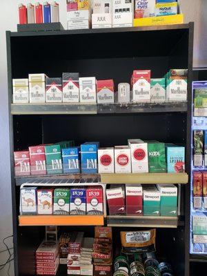 Our selection of tobacco products