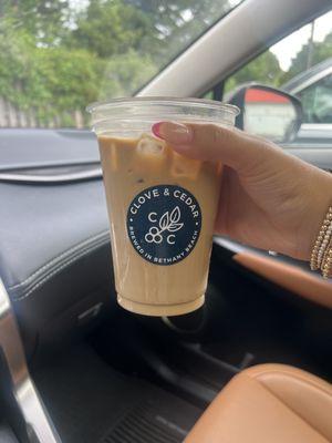 Vanilla iced latte